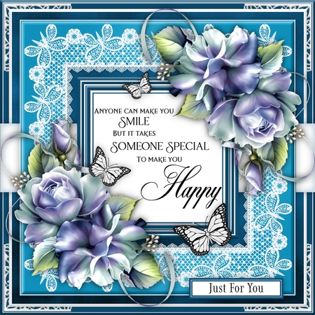 Butterly Lace Frames -Merry & Bright by Belinda Rub