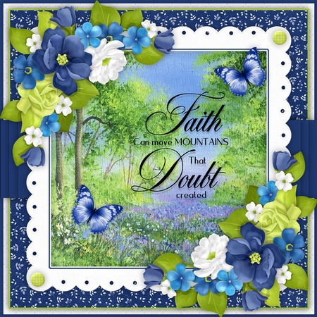 Bluebells 1 Original art for designer resources or card toppers by Belinda Rub