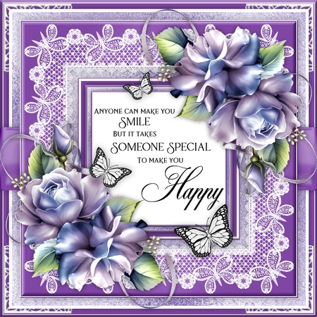 Amethyst Hues - Foil Style A4 Backgrounds by Belinda Rub