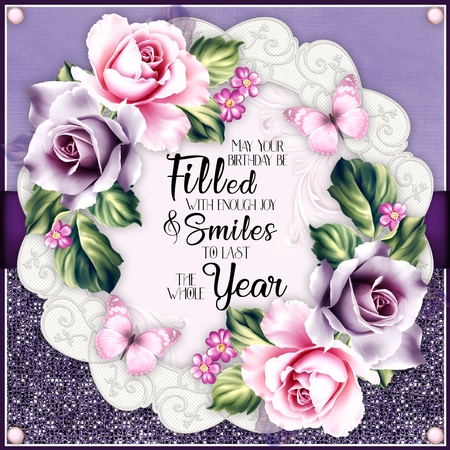 Amethyst Hues - Marlo Glitter Style A4 Backgrounds by Belinda Rub