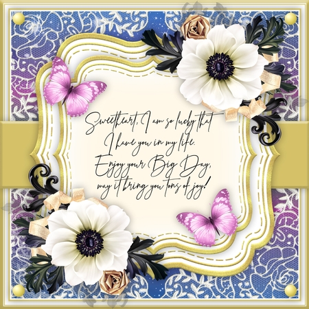 Birthday sayings for her  by Belinda Rub
