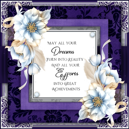 Spring Season THREE - Pretty Square Frames by Belinda Rub