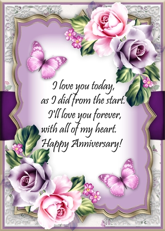 Anniversary  Sayings 1  by Belinda Rub
