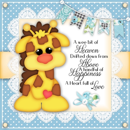 Fresh Summer Square Doily PNG by Belinda Rub