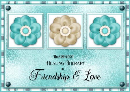 Beach Chic - Foil Style A4 Backgrounds by Belinda Rub