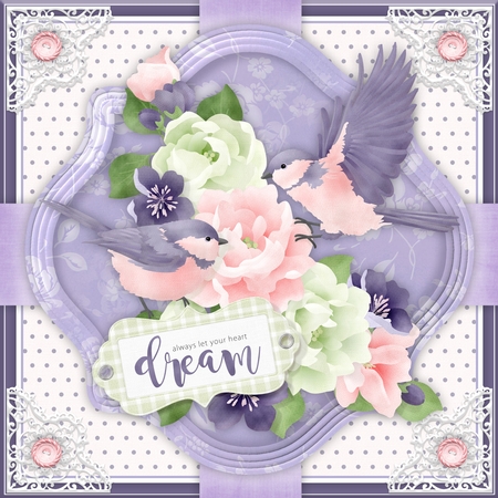 Antique Roses Toppers by Belinda Rub