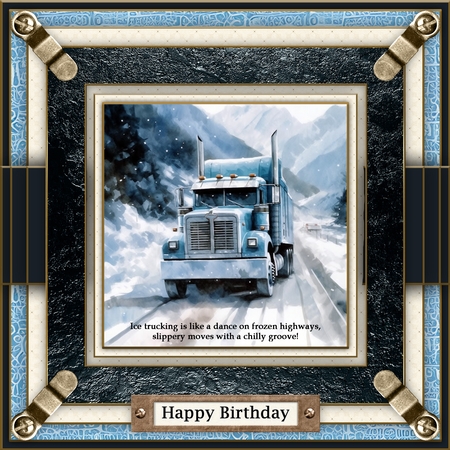 Trucks in winter 2 by Belinda Rub