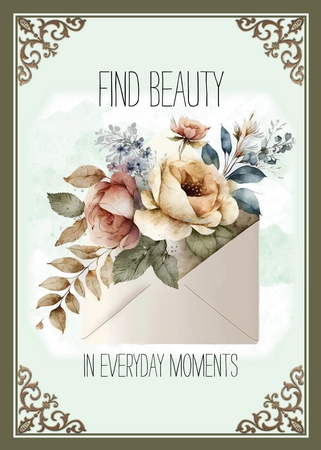 8 Envelope & Flowers Toppers    by Belinda Rub