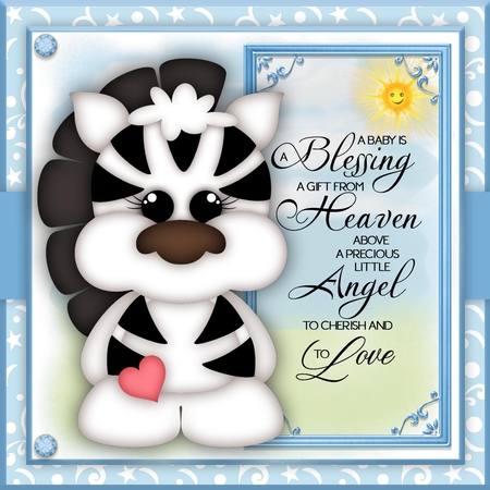 Sorbet Baby Dl 'metallic Frame' Digital Embellishments by Belinda Rub