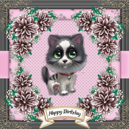 Pink and Grey A4 Paper Set of 12 by Belinda Rub