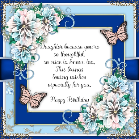 Spring Flowers Square Digital Background by Belinda Rub