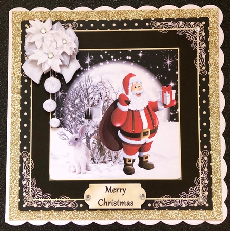 Christmas 2 Gold Edged Frame by Belinda Rub
