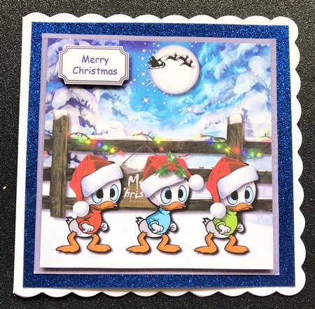Hughie, Louie and Dewey winter wonderland by Belinda Rub