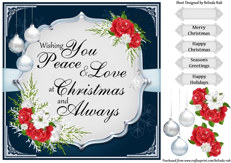Christmas Time  Corners 5 by Belinda Rub
