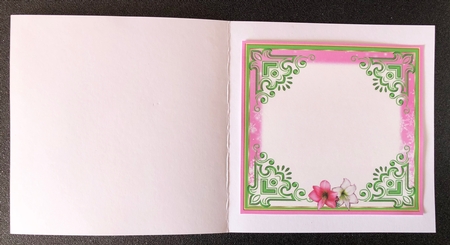 Amarylis Greetings Insert Panel by Belinda Rub