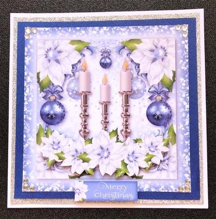 Icy Christmas 5x5 Quick Card by Belinda Rub