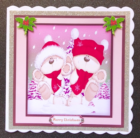 Teddies Running In The Snow by Belinda Rub