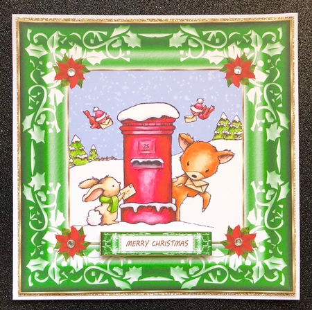 Cute Christmas Topper Plus Gift Tag by Belinda Rub