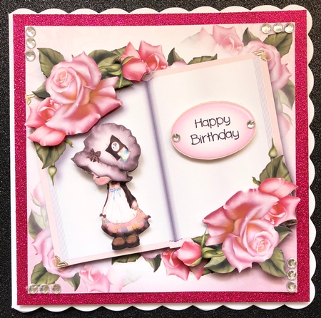 Blank open book Flowers Bumper Kit 1 by Belinda Rub