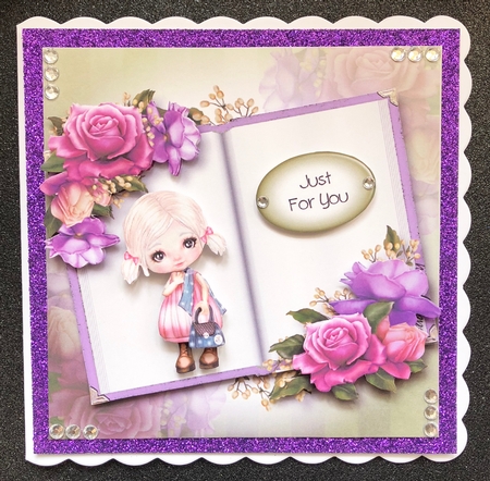 Blank open book Flowers Bumper Kit 3 by Belinda Rub