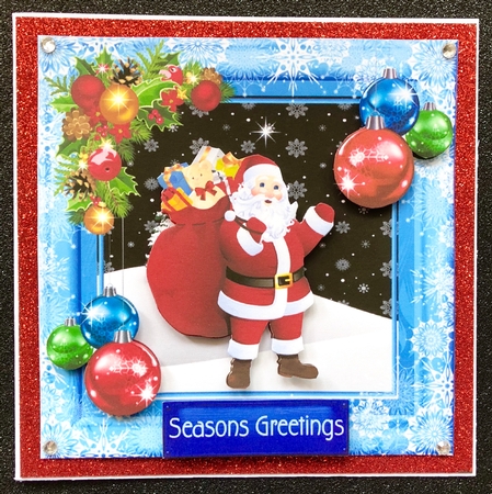 Santa with Bag of Toys by Belinda Rub
