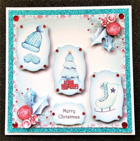 The Christmas Trio - Mittens & Skates by Belinda Rub
