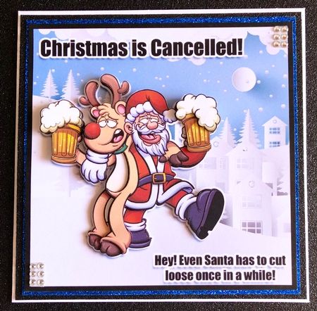 Even Santa Needs to Cut Loose by Belinda Rub