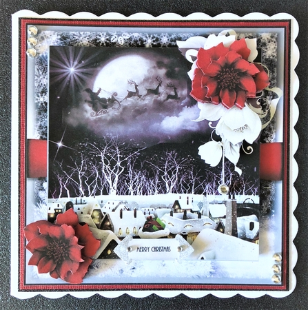 The Christmas Rooftops Card Kit by Belinda Rub