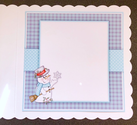 Chilly Snowman and Snowflake Insert by Belinda Rub
