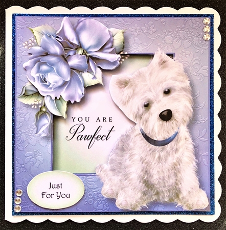 Chesterton The Westie - Porcelain Roses by Belinda Rub