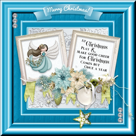 Silver-Christmas Time Backgrounds by Belinda Rub