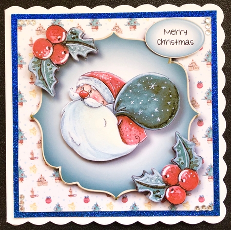 Smiling Santa by Belinda Rub
