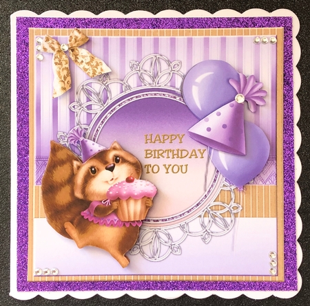 Cute Party Squirrel by Belinda Rub