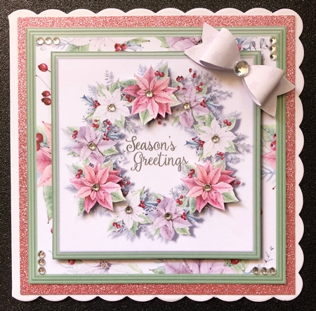 Wreath seasons greetings by Belinda Rub