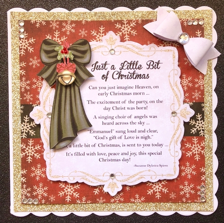 Christmas Poem 8x8 Mini Card Kit  by Belinda Rub