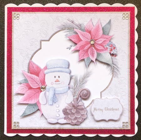 Snowman & Poinsetta by Belinda Rub