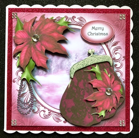 The Pink Christmas Clutch Bag by Belinda Rub