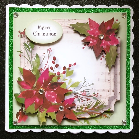 Sheet Music Watercolour Christmas - Scarlet by Belinda Rub