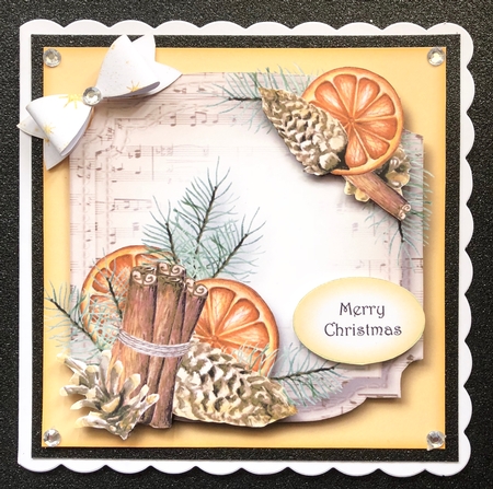 Sheet Music Watercolour Christmas - Spices by Belinda Rub