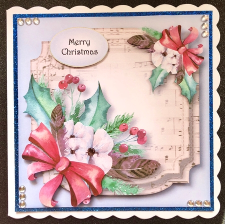 Sheet Music Watercolour Christmas - Boho by Belinda Rub