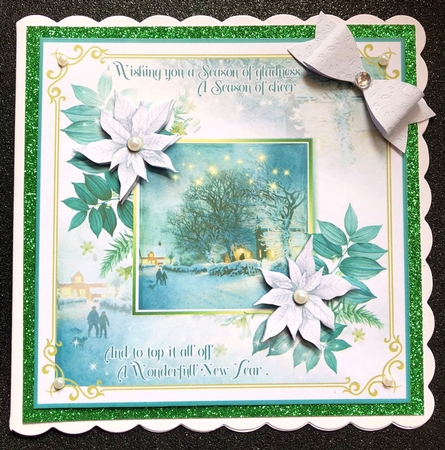 C427-PaperBows Christmas by Belinda Rub