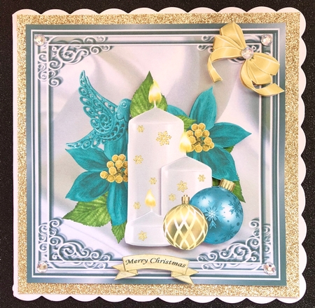 Teal Candle by Belinda Rub