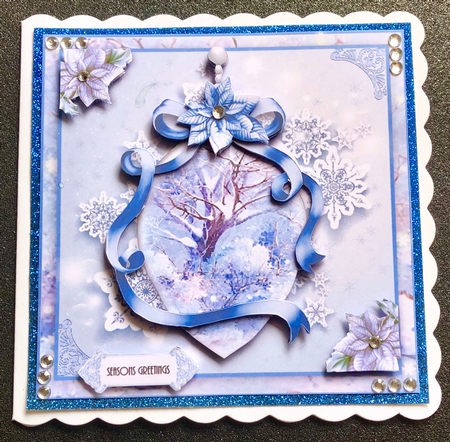 The Christmas Bauble Card Kit by Belinda Rub