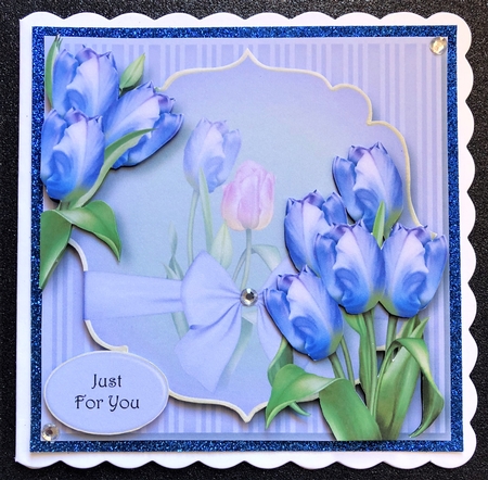 Blue Tulips Beauty by Belinda Rub