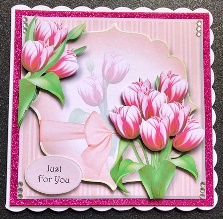 Stripe Tulips Beauty by Belinda Rub