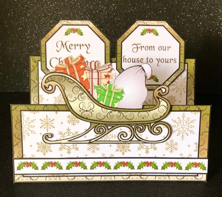 DT Golden sleigh by Belinda Rub