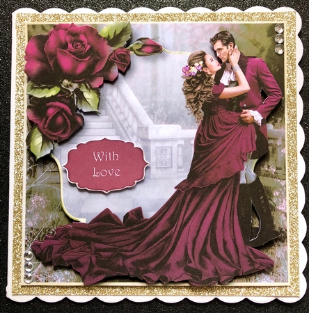 Frankly My Dear.....Deep Magenta Roses by Belinda Rub