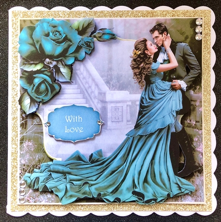 Frankly My Dear.....Blue Roses by Belinda Rub
