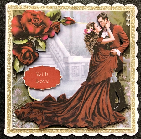 Frankly My Dear.....Red Roses by Belinda Rub