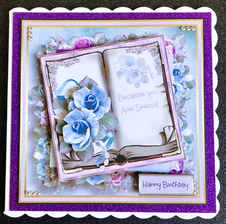 Blue rose by Belinda Rub